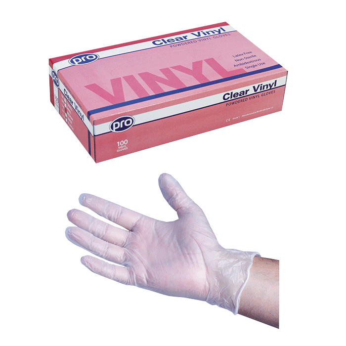 PRO Powder Free Medical Latex Gloves (Pack Of 100)