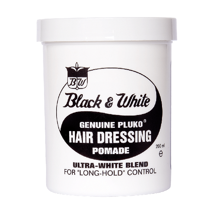 Black and White Wax Genuine Pluko Pomade 200ml