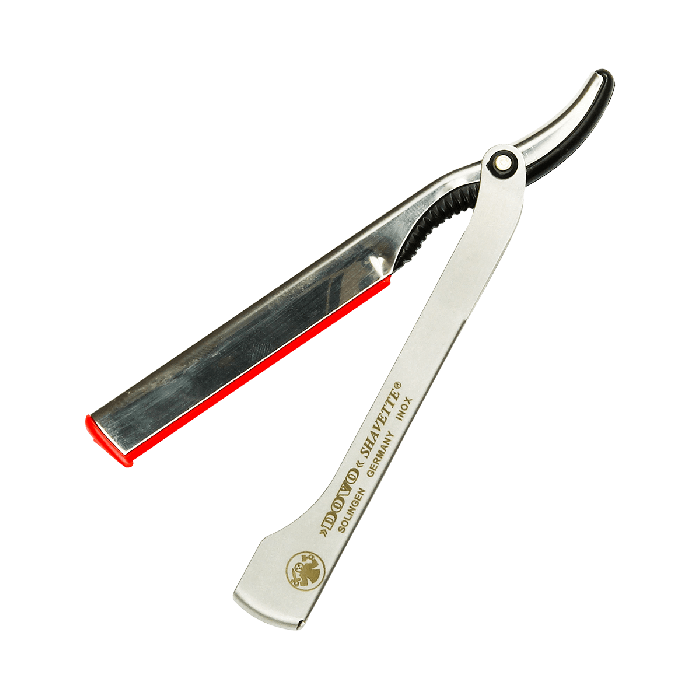 Dovo Polished Steel Shavette Razor Straight Razor (201 006)