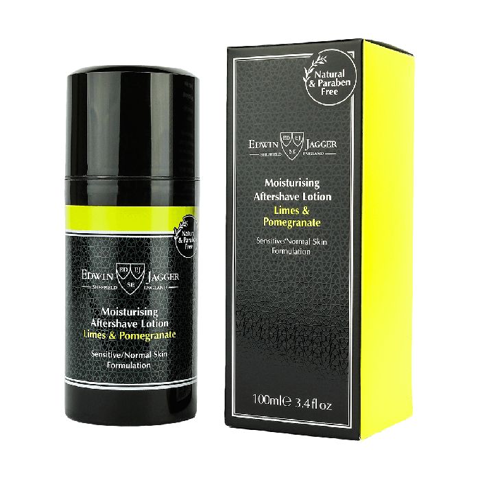 Edwin Jagger Moisturising Aftershave Lotion Limes & Pomegranate 100ml