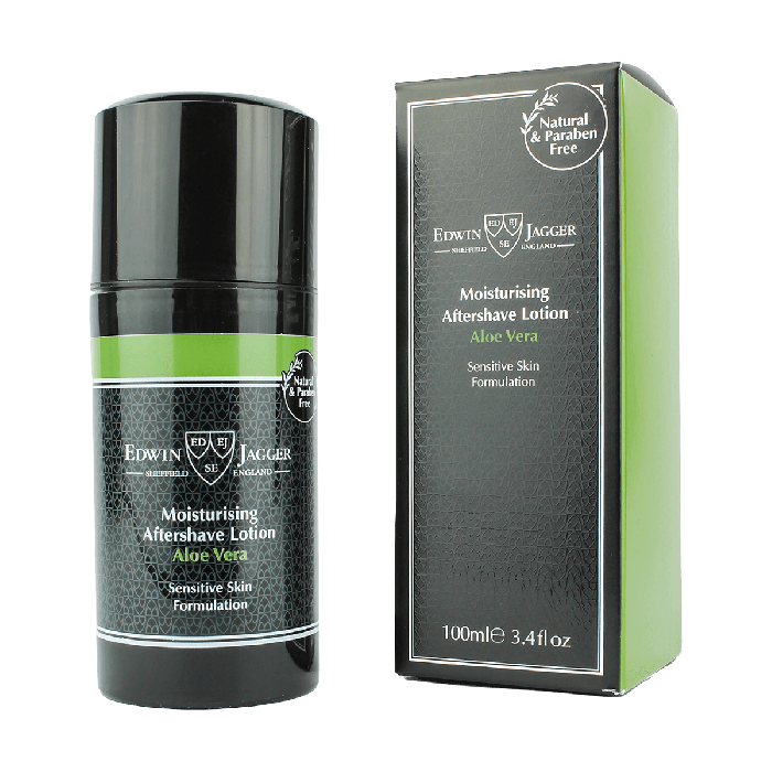 Edwin Jagger Moisturising Aftershave Lotion Aloe Vera 100ml