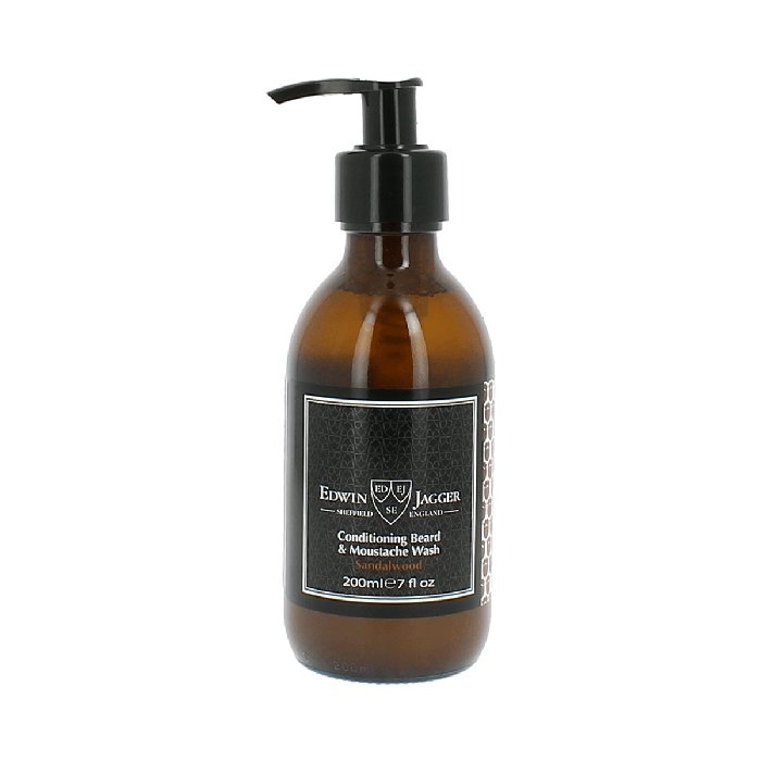 Edwin Jagger Conditioning Beard and Moustache Wash Sandalwood 200ml