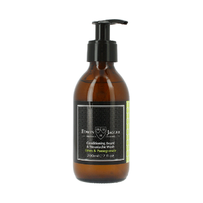 Edwin Jagger Beard and Moustache Wash Limes and Pomegranate 200ml
