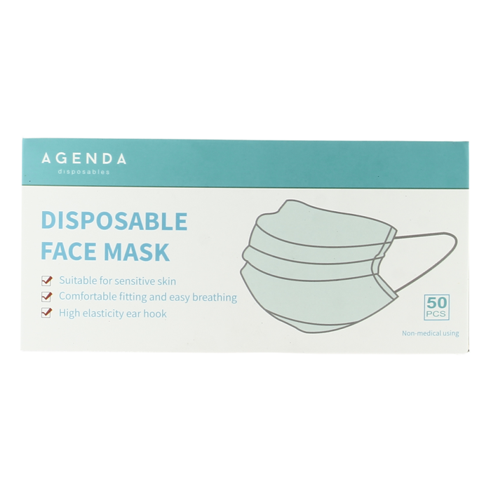 Agenda Disposable Face Masks (50 Masks)