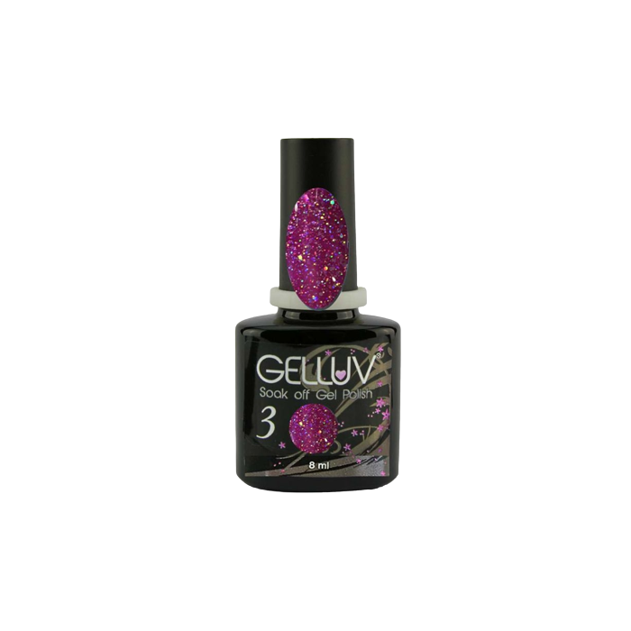 Gelluv Candy Crush Winter Rose Collection Gel Polish Step 3 8ml