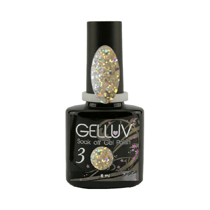 Gelluv Crystal Empire Winter Rose Collection Gel Polish Step 3 8ml