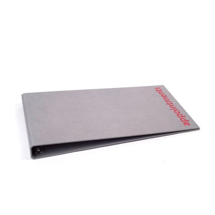 Agenda Loose Leaf Binder 12 Assistant (Grey)
