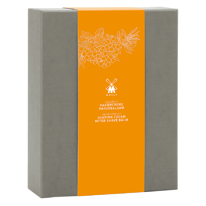 MUHLE MPSSD Shave Care Sea Buckthorn Set Incl. shaving cream and aftershave balm