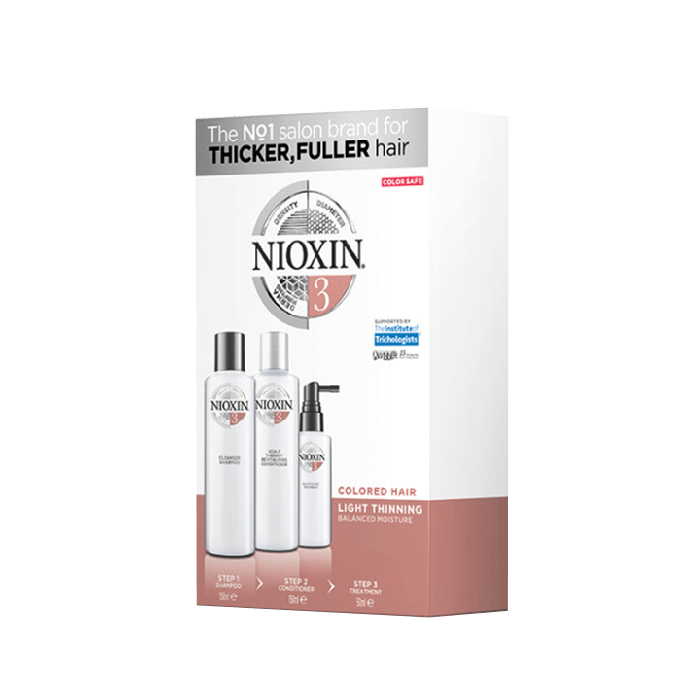 Nioxin System 3- 3 Part Kit for Colored Hair with Light Thinning