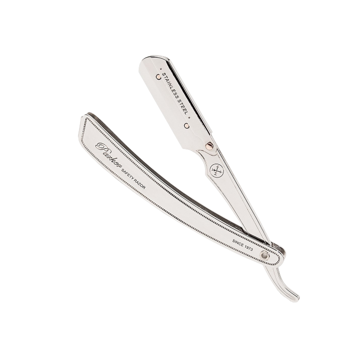 Parker SRX Heavy Duty Stainless Steel Handle Clip Type Barber/Straight Razor