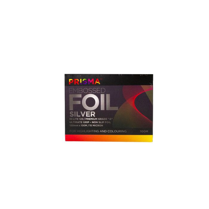 Prisma Silver 15 Micron Embossed Foil (120mm X 100m)