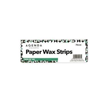 Agenda Disposables Paper Wax Strips (100pcs)