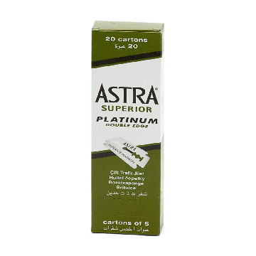 Astra Superior Platinum Double Edge Razor Blades Green (100 Blades)