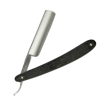 Dovo Astrale 5/8 Inch Half Hollow Ground Ebony Straight Razor (5 58130)