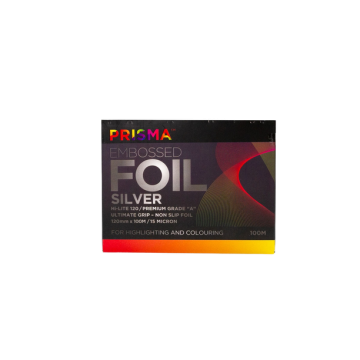 Prisma Silver 15 Micron Embossed Foil (120mm X 100m)